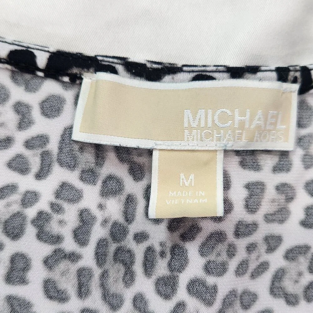 Michael Kors animal print blouse Medium Lot I